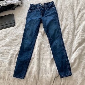 Madewell Denim. Size 27. 10” High Rise waist. Skinny leg.